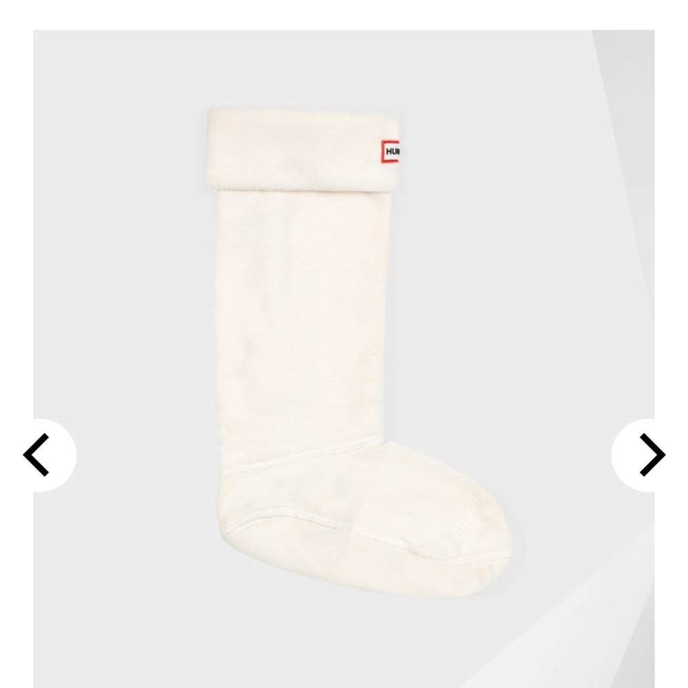 hunter boots tall boot sock cream